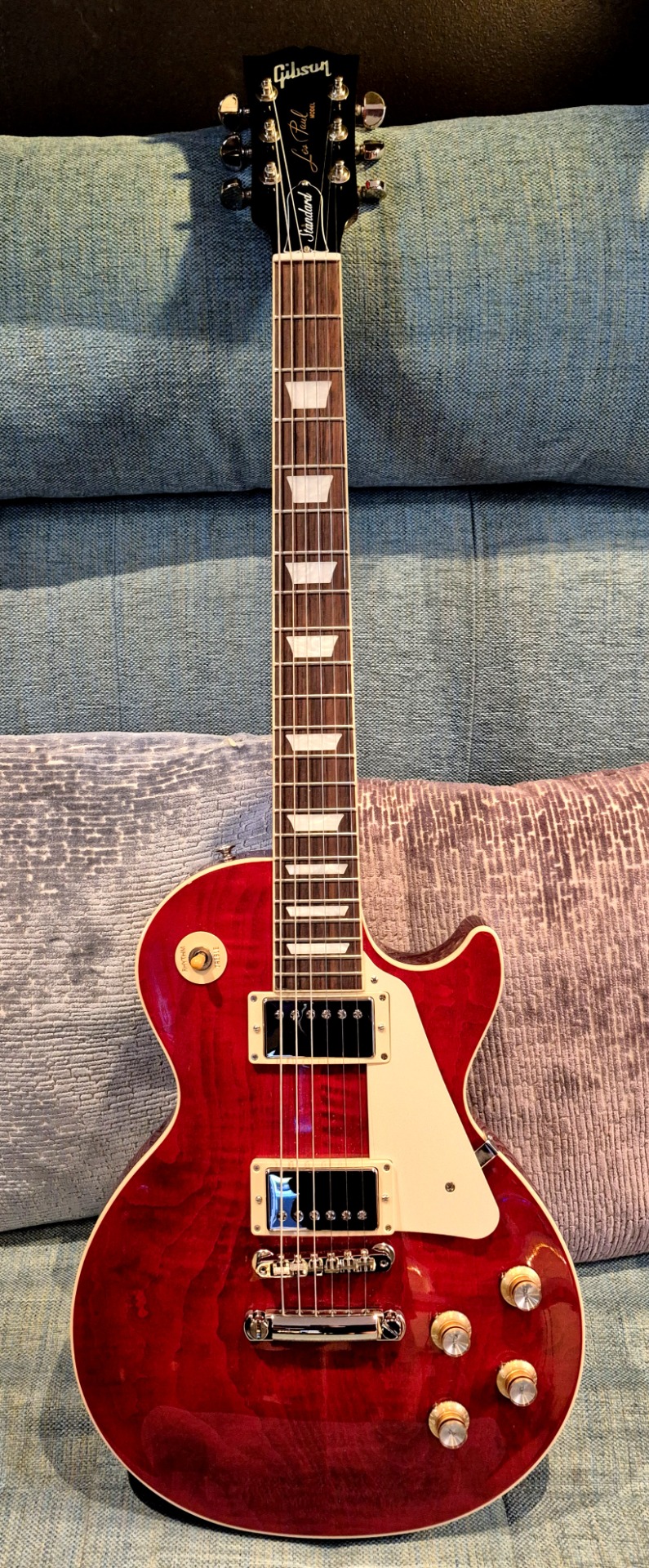 Gibson Les Paul Standard Figured Top, 60s Custom Colour, 60s Cherry